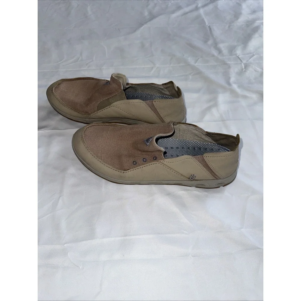 Columbia PFG Shoes Men's Size 10 Bahama Vent PFG Slip-On Deck Fishing Canvas